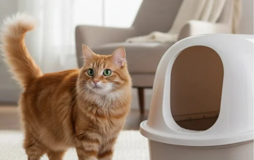 cat litter box training (pet products at mchka)